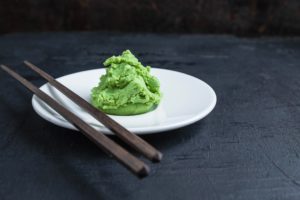 Palometa negra, el alimento hiperproteico, wasabi